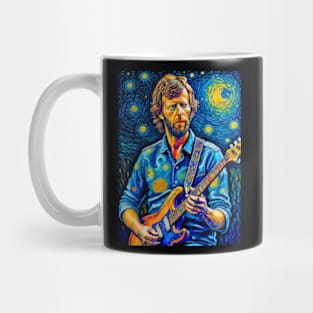 Eric Clapton in starry night Mug